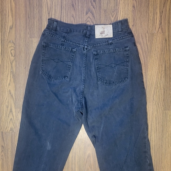 Vintage Blue Zone 90s Black Denim Jeans Made in Canada Men’s Size 31 B69 - Picture 10 of 11